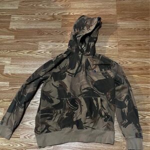 Polo by Ralph Lauren Brown Camouflage Hoodie